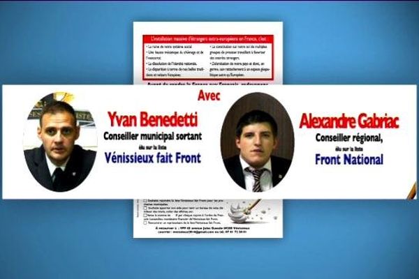 Les candidats auraient entretenu la confusion avec le Front national.