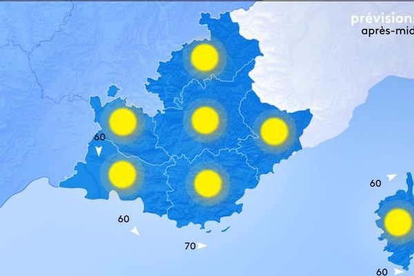 Soleil et vent au menu de ce samedi.