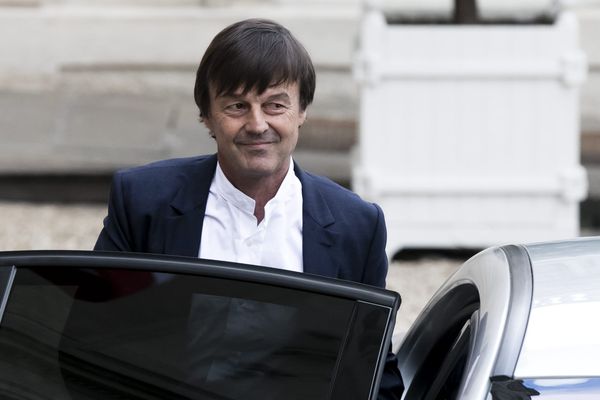 Nicolas Hulot, ministre de la transition énergétique pour son premier conseil des ministres le 19 mai 2017