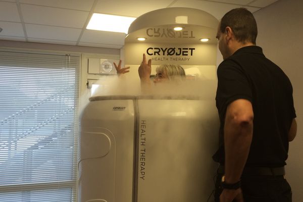 La nouvelle cabine de cryothérapie à la Thalasso de Royan