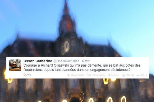 Un tweet trieweilerien s'invite dans la campagne des municipales à Roubaix.