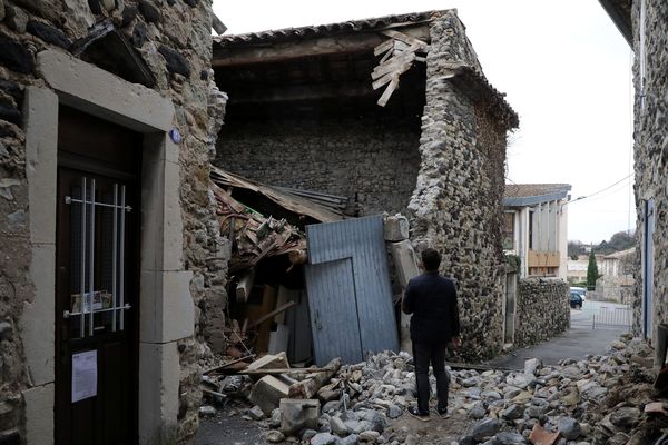 Près d'un quart des habitants du Teil, en Ardèche, ont été sinistrés après le tremblement de terre du 11 novembre 2019.