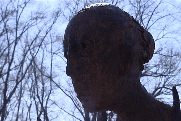 Inauguration de l'exposition Marc Petit dans les jardins de l'Evéché à Limoges