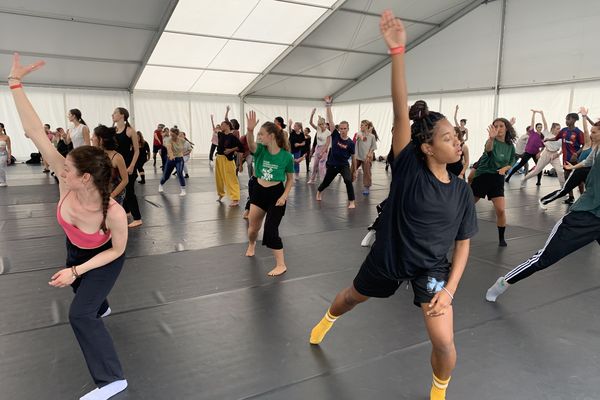 Le cours de Modern'Jazz d'Angelo Monaco est toujours très suivi