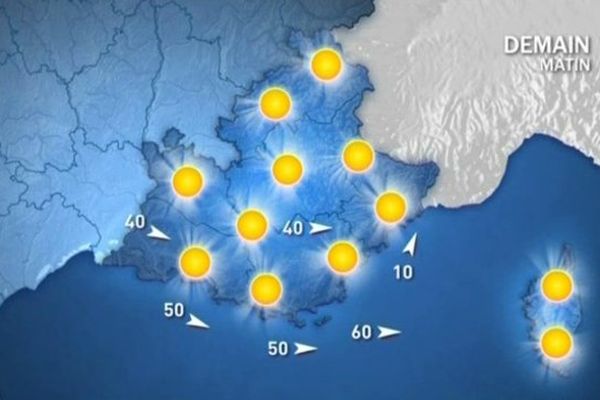 La météo du dimanche 23 juin en Méditerranée