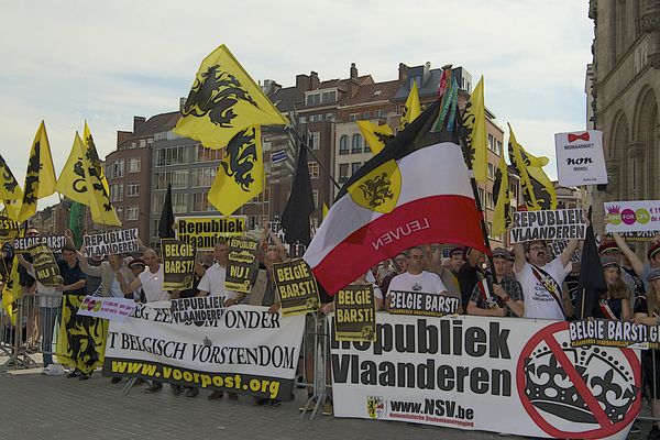 En 2013, les indépendantistes flamands manifestaient encore pour plus d'autonomie. (archive)