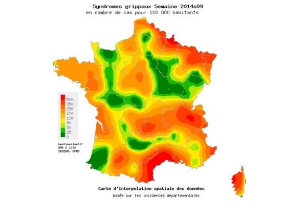 L'épidémie de grippe toujours en "activité forte" en Corse