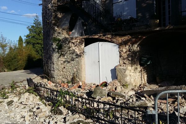 Les dégâts causés au Teil par le tremblement de terre du 11 novembre 2019 ressenti en Ardèche