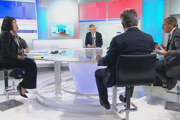 Débat sur France 3 Centre-Val de Loire avec les trois têtes de liste en course pour la présidence du conseil régional