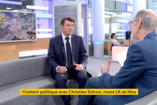 Dans la chronique #InstantPolitique, le maire de Nice Christian Estrosi.