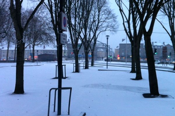 La neige ce matin à Laval