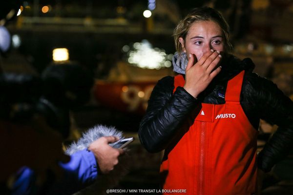 La benjamine de la course a pensé abandonner à plusieurs reprises