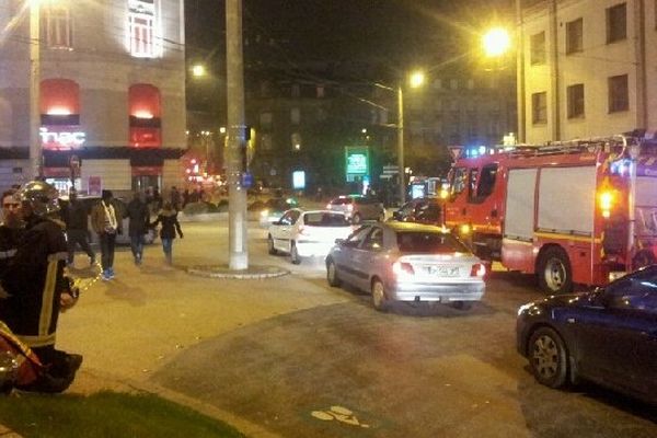 Fuite de gaz à l'angle de la rue Jean-Jaurès et de la rue Turgot