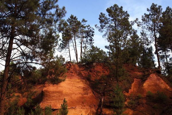 Le Colorado Provençal à Rustrel.