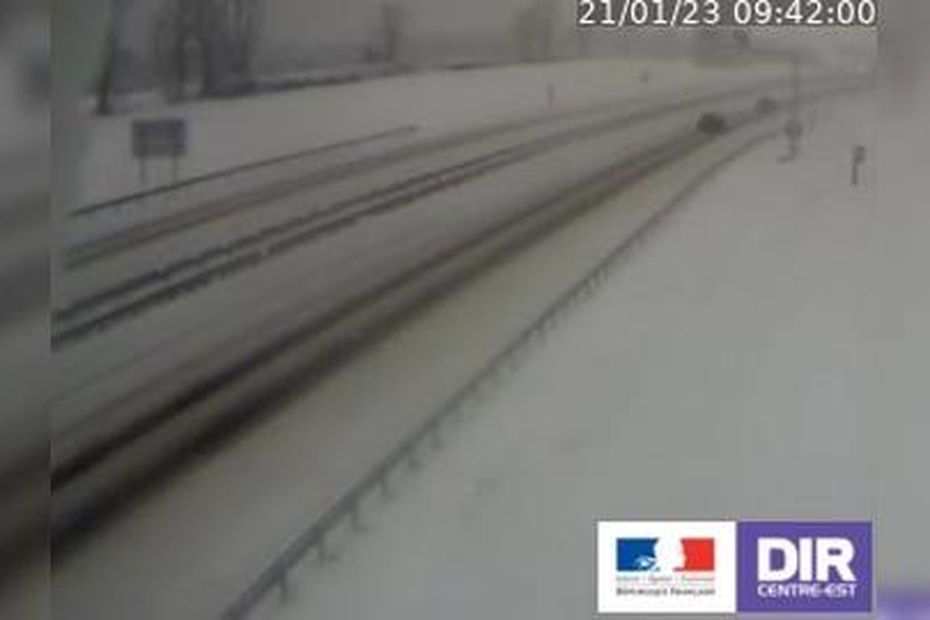 Attention, snow and major slowdowns on the A6 and A38 motorways in Côte-d’Or this Saturday morning