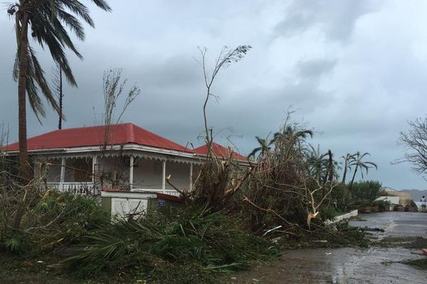 Gustavia à Saint-Barthélémy le 7 septembre 2017