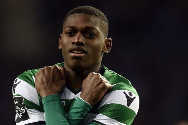 Rafael Leão pendant un match entre son précédent club (Sporting Portugal) et Porto.