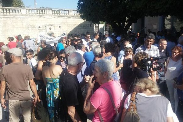 Le rassemblement contre l'islamophobie, samedi matin, à Auch