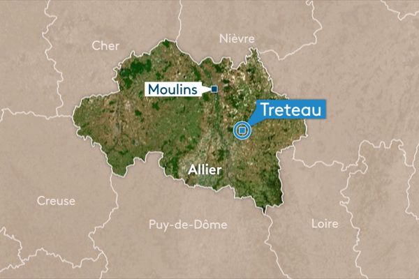 Le conducteur d'un tracteur a été grièvement blessé lors d'un accident avec un camping-car à Tréteau (Allier). 