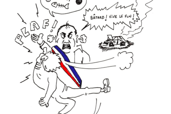 La caricature sera finalement publiée dans le bulletin municipal et sur le site internet de la ville de Givors.