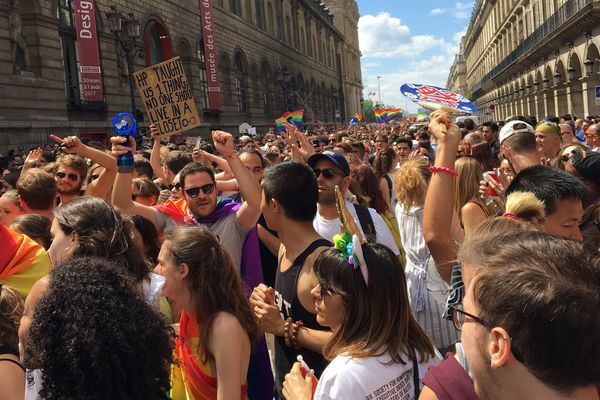 L'édition 2017 de la Marche des fiertés parisienne.