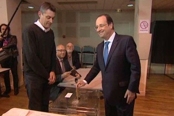 François Hollande à Tulle ce matin