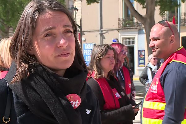 Sophie Binet, secrétaire générale de la CGT, manifestera ce mardi 23 avril après midi à Béziers contre les idées de l'extrême-droite.