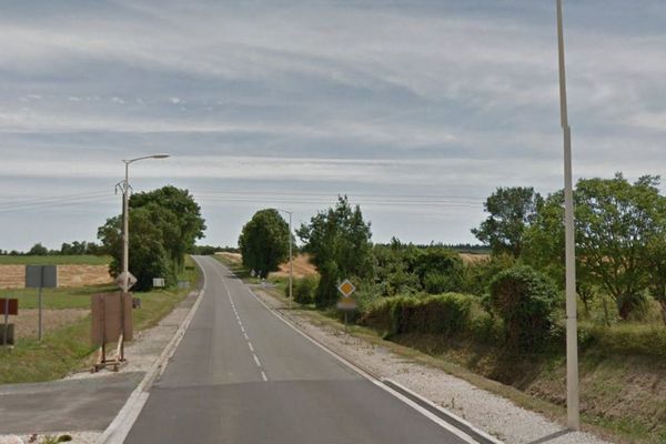 L'accident s'est produit sur la RD 150 dans la commune de Loulay (17)