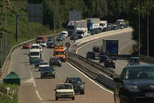 L'accident s'est produit vers 15h au niveau de la sortie Limoges-Centre