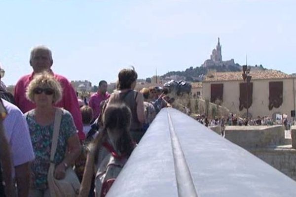 Notre-Dame de la Garde vu du Mucem