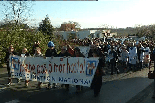 Une mobilisation importante lors de la manifestation pour la défense de l'hôpital de Douarnenez