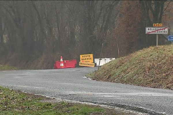 Bellegarde sur Valserinne menacée d'inondations le 22/01/2018