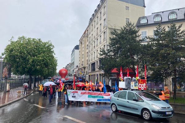 La manifestation du 1er mai 2024 à Limoges.