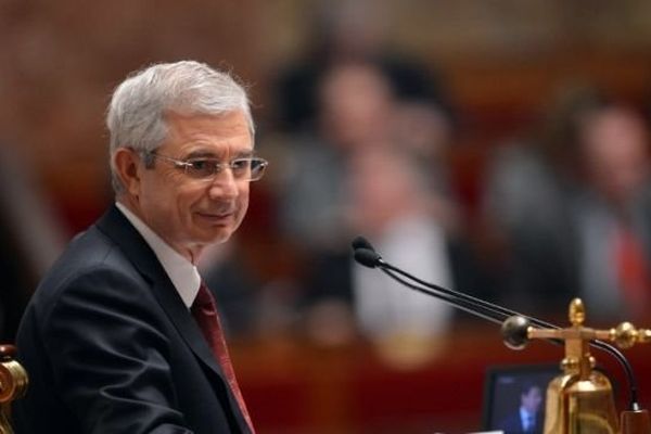 Claude Bartolone, au perchoir de l'Assemblée Nationale