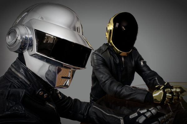 Les duo francais de la musique électronique les Daft Punk, le 19 juin /2006