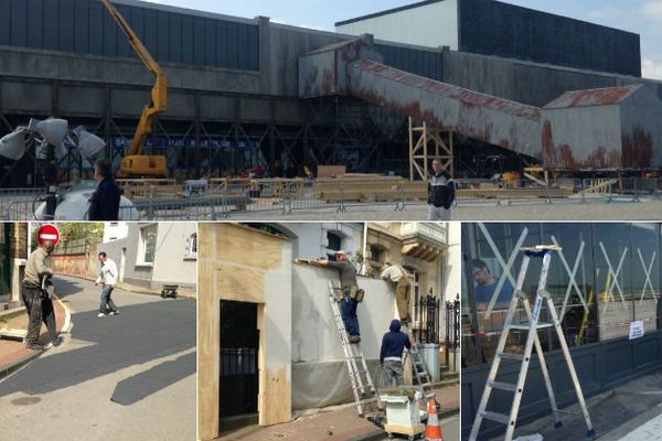 La métamorphose du Kursaal et de la digue de Malo pour accueillir le tournage de "Dunkirk" la superproduction de Christopher Nolan.