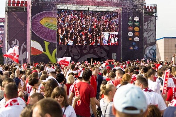 Fan zone Euro 2012 - Warsaw 