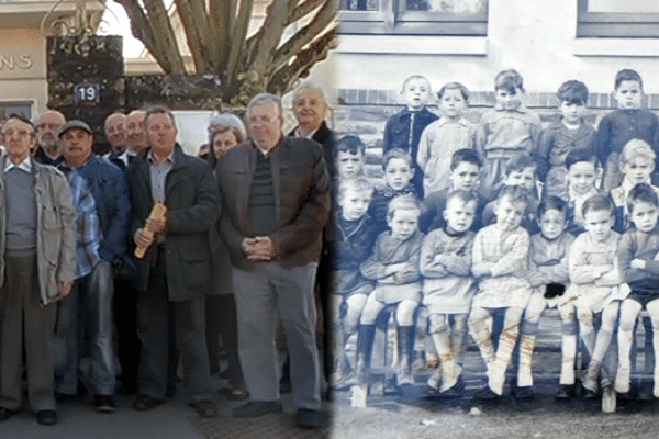 Un écart de 60 ans sépare ces deux photos, l'une prise en 2014 et l'autre en 1954.