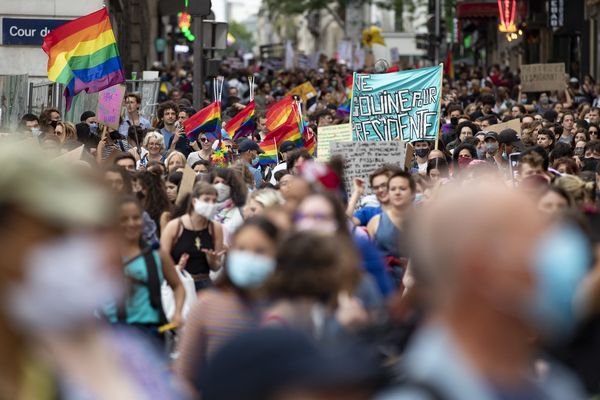 Photo d'illustration - La marche des fiertés à Paris, le 4 juillet 2020