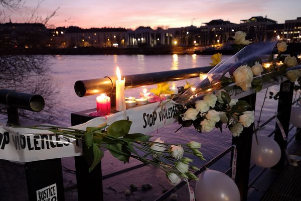 Hommage à Steve Maia Caniço en bords de Loire à Nantes, le 21 février 2020