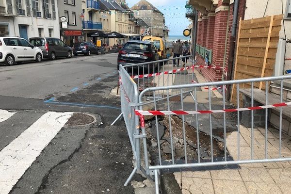 À Ault, la Grande Rue a été particulièrement touchée par les inondations.