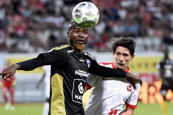 Didier Lamkel Ze, ici en août 2017 lors d'un match face à l'AS Nancy Lorraine