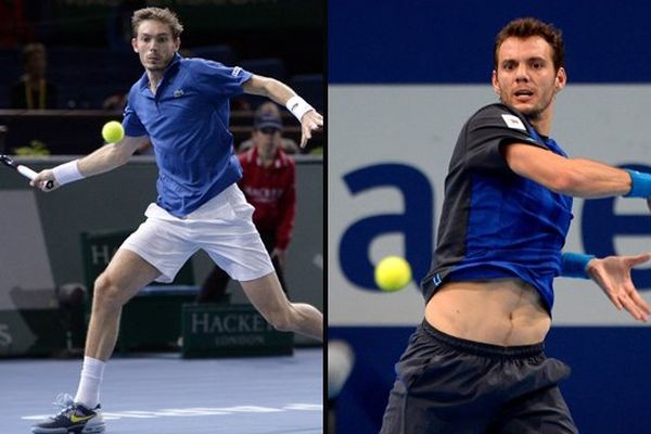 Nicolas Mahut (à gauche) et Paul-Henri Mathieu seront à l'Open de Caen début décembre