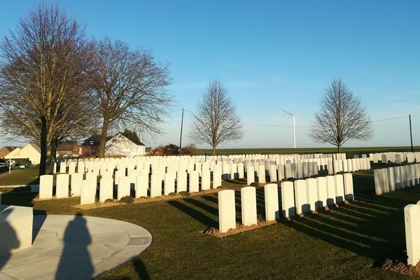 Un parc éolien va venir s'implanter juste à côté de ce cimetière de la Première guerre mondiale.