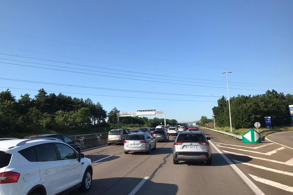 Des ralentissements depuis ce samedi matin sur l'autoroute entre Lyon et Orange