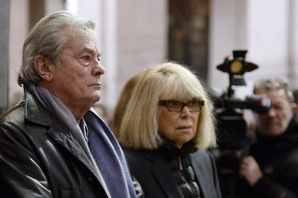 Alain Delon et Mireille Darc