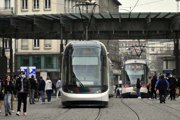 Ce lundi en milieu d'après-midi, un tramway a percuté un homme à vélo sur la ligne B à Strasbourg - 20 septembre 2021