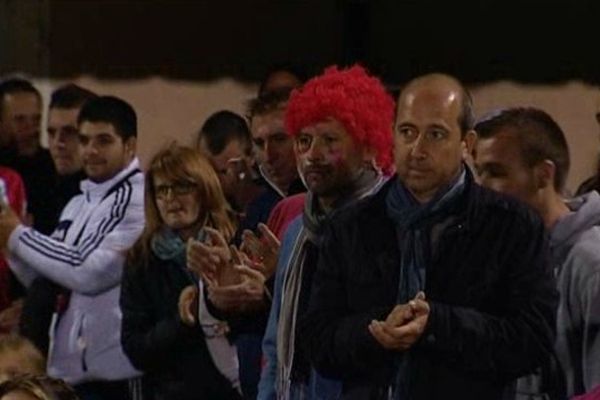 200 personnes sont venues encourager l'équipe d'Anais lors de ce 5eme tour de coupe de France de football.