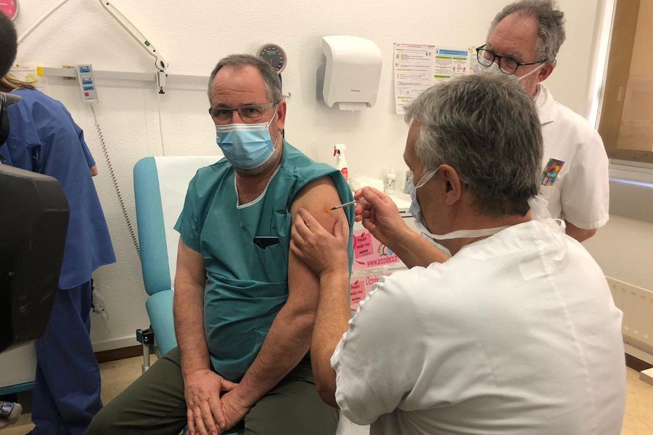 the vaccination campaign began in Corsica