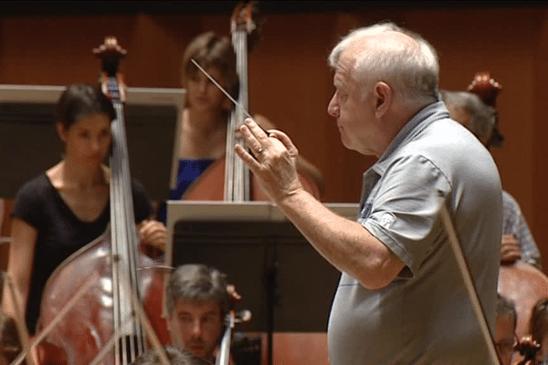  Leonard Slatkin lors d'une répétition avec l'ONL- Le 16/09/2016